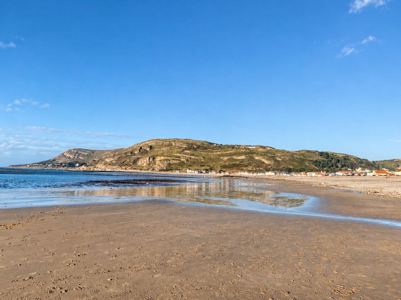 West Shore beach and the Great Orme, Llandudno
